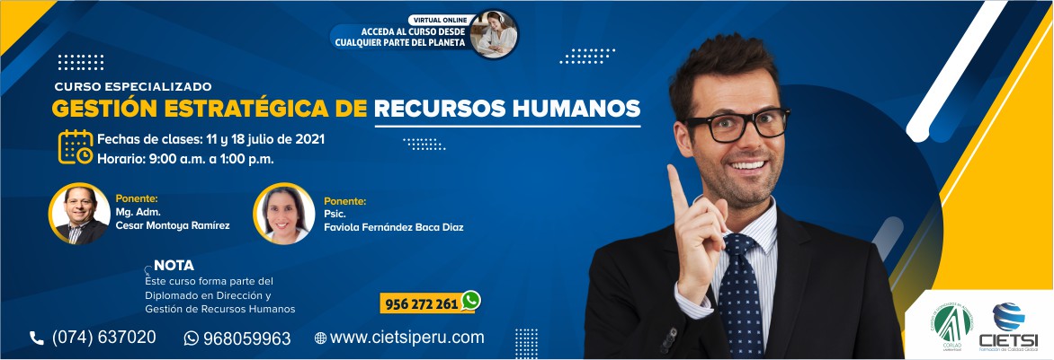 curso especializado gestiOn estratEgica de recursos humanos 2021